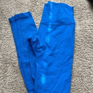 Blue lululemon leggings